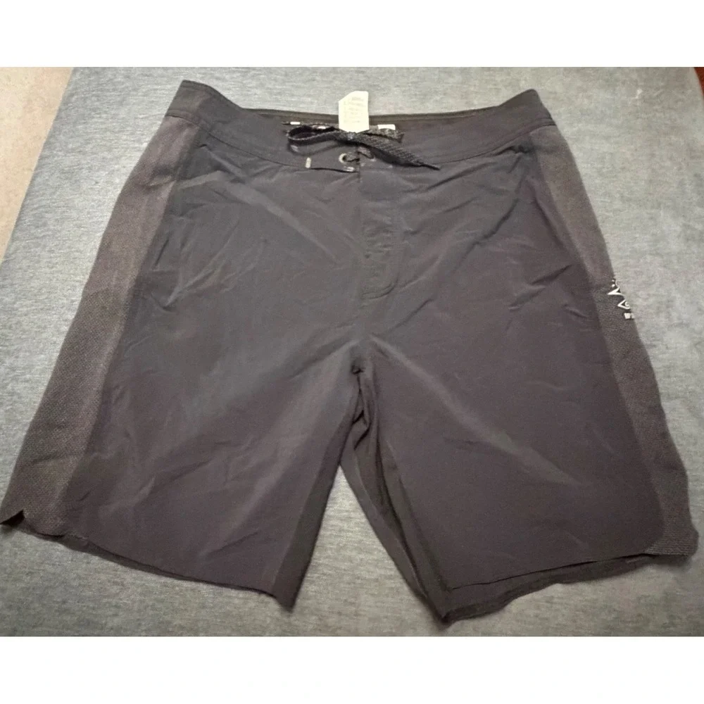 Rip Curl‎ Mirage Ultimate Stretch Boardshorts Black Cordura Mens Swim Trunks